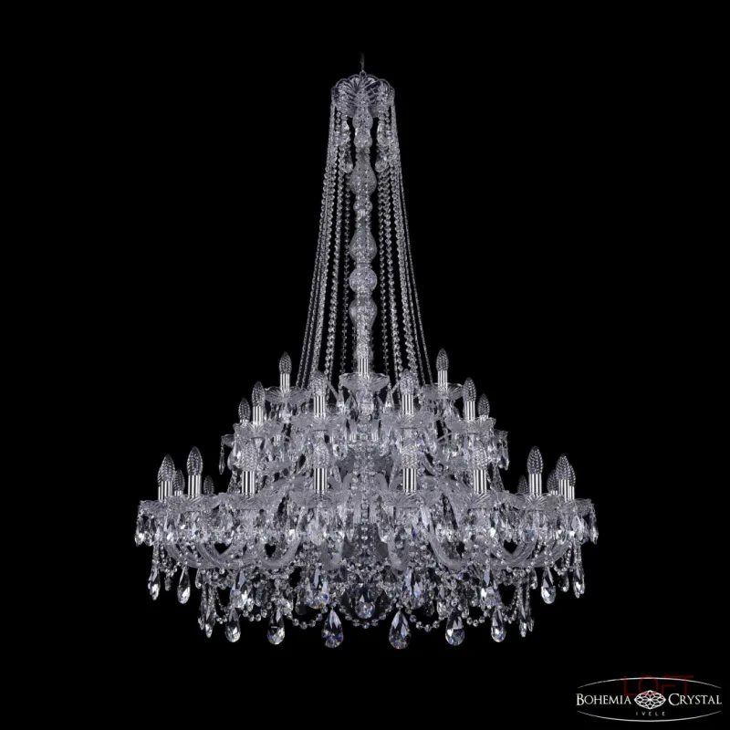 Подвесная люстра Bohemia Ivele Crystal 1411 1411/20+10+5/400/h-155/2d Ni Подвесная люстра Bohemia Ivele Crystal 1411 1411/20+10+5/400/h-155/2d Ni
