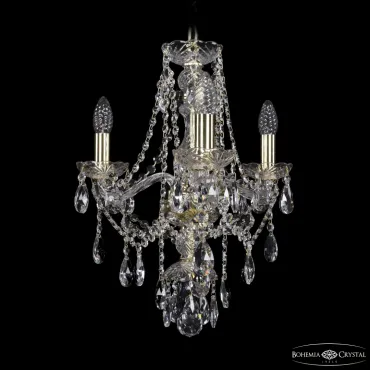 Подвесная люстра Bohemia Ivele Crystal 1415 1415/3/141 G Подвесная люстра Bohemia Ivele Crystal 1415 1415/3/141 G