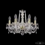 Подвесная люстра Bohemia Ivele Crystal 1402 1402/6/160 G