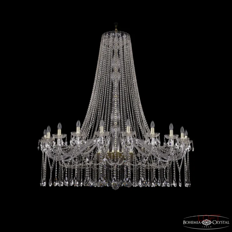 Подвесная люстра Bohemia Ivele Crystal 1413 1413/20/530/h-159 G