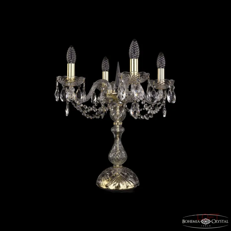 Настольная лампа Bohemia Ivele Crystal 1402 1402L/4/141-47 G