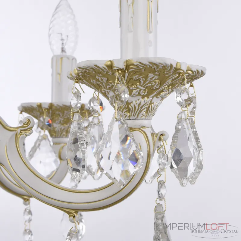 Подвесная люстра Bohemia Ivele Crystal AL7801 AL78101/6/175 B WMG Leafs Подвесная люстра Bohemia Ivele Crystal AL7801 AL78101/6/175 B WMG Leafs