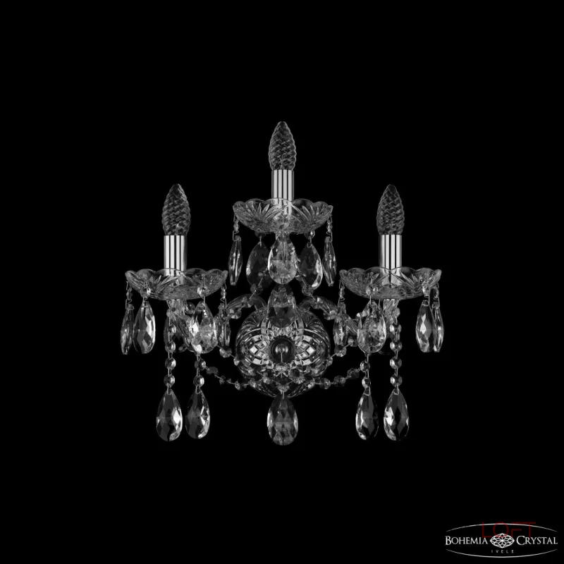 Бра Bohemia Ivele Crystal 1413 1413B/2+1/165/XL Ni