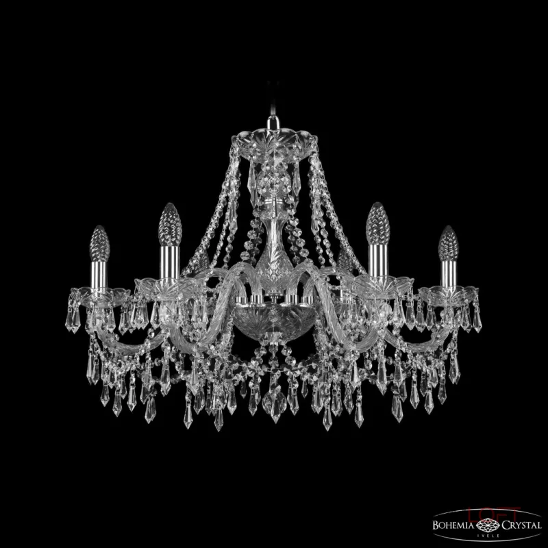 Подвесная люстра Bohemia Ivele Crystal 1403 1403/6/240 Ni