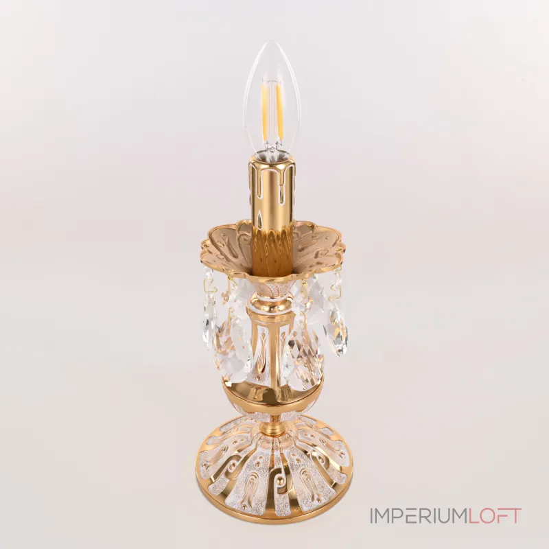 Настольная лампа Bohemia Ivele Crystal AL77 AL77200L/1-25 GW