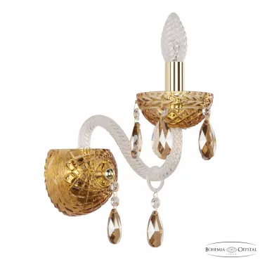 Бра Bohemia Ivele Crystal 5417 5417B/1/165 G Amber/M-1F K721 Бра Bohemia Ivele Crystal 5417 5417B/1/165 G Amber/M-1F K721
