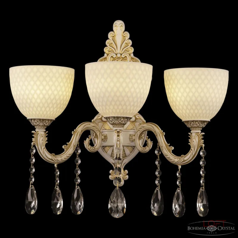 Бра Bohemia Ivele Crystal AL7901 AL7901B15/3/175 A WMG P1 U Wave Бра Bohemia Ivele Crystal AL7901 AL7901B15/3/175 A WMG P1 U Wave
