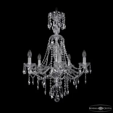 Подвесная люстра Bohemia Ivele Crystal 1415 1415/5/200/XL-76 Ni