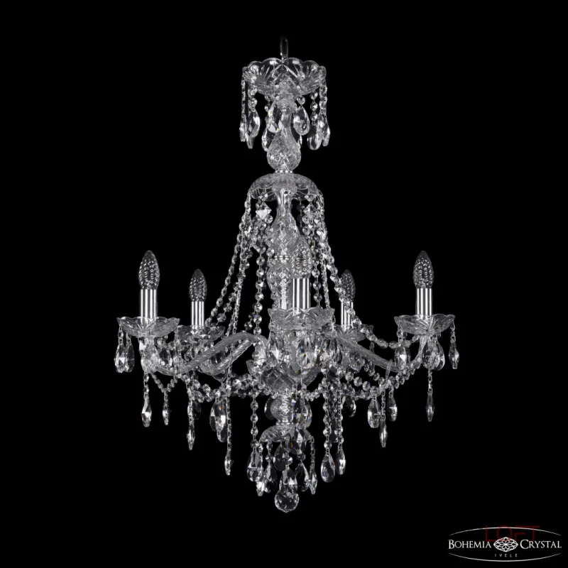 Подвесная люстра Bohemia Ivele Crystal 1415 1415/5/200/XL-76 Ni