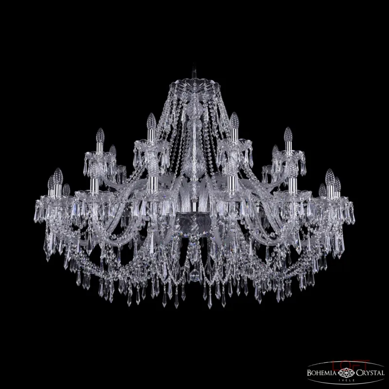Подвесная люстра Bohemia Ivele Crystal 1403 1403/16+8/460 Ni
