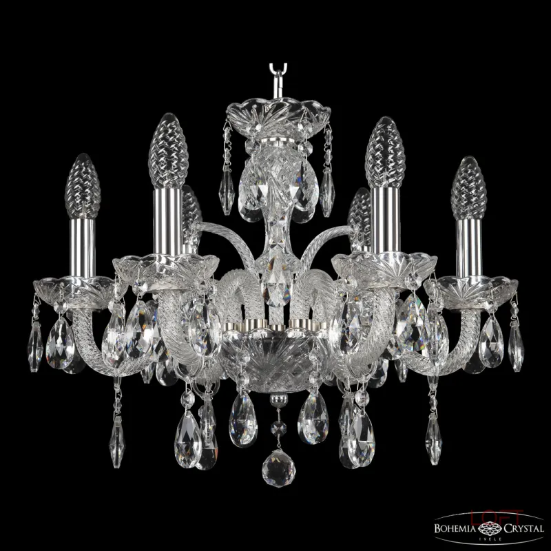 Подвесная люстра Bohemia Ivele Crystal 118 118/6/141 Ni