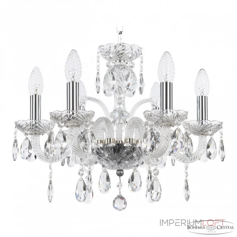 Подвесная люстра Bohemia Ivele Crystal 118 118/6/141 Ni