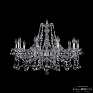 Подвесная люстра Bohemia Ivele Crystal 1413 1413/10/300 Ni Balls