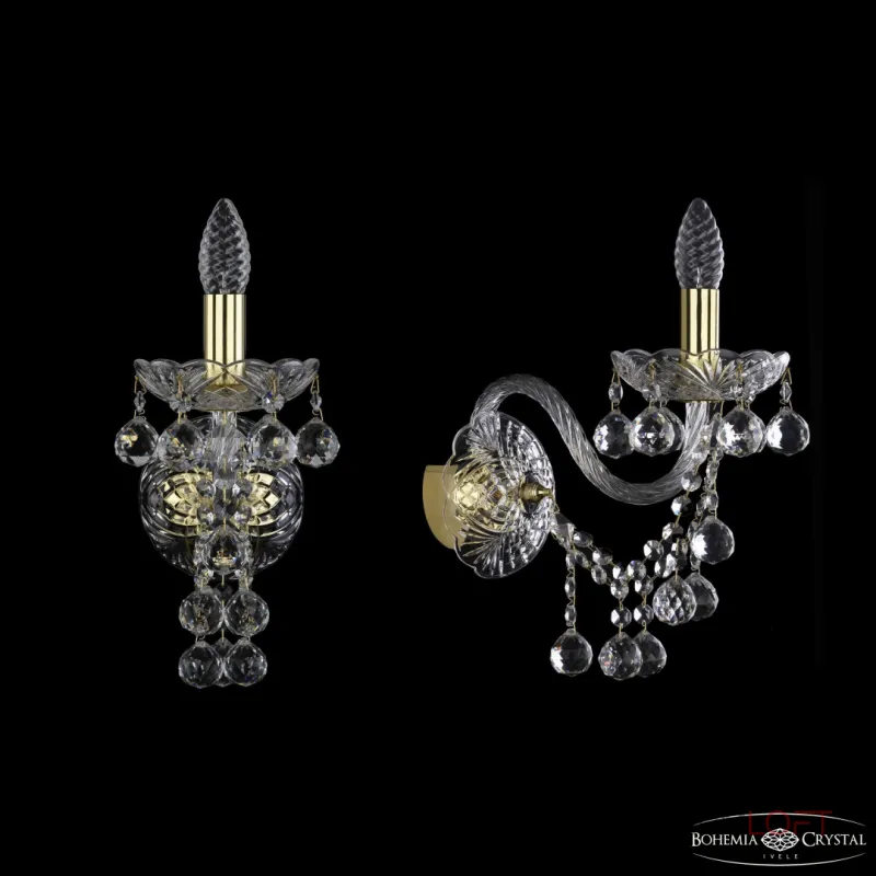 Бра Bohemia Ivele Crystal 1409 1409B/1/195/XL G Бра Bohemia Ivele Crystal 1409 1409B/1/195/XL G