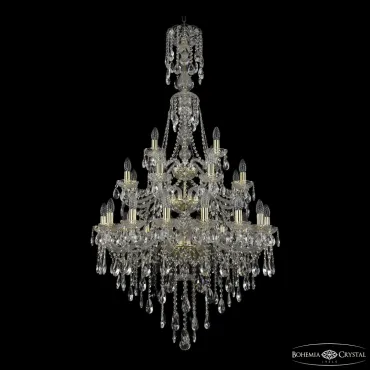 Подвесная люстра Bohemia Ivele Crystal 1415 1415/16+8+4/300/XL-155/3d G