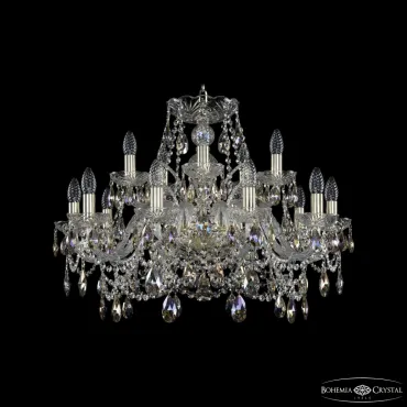 Подвесная люстра Bohemia Ivele Crystal 1411 1411/10+5/240 G K801