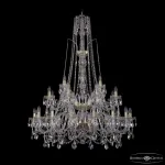 Подвесная люстра Bohemia Ivele Crystal 1411 1411/16+8+4/400/XL-150/2d G