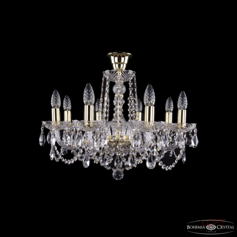 Подвесная люстра Bohemia Ivele Crystal 1402 1402/8/195 G tube