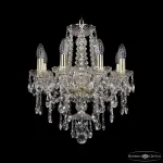 Подвесная люстра Bohemia Ivele Crystal 1415 1415/8/141 G