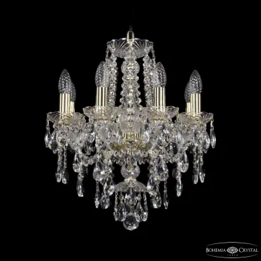 Подвесная люстра Bohemia Ivele Crystal 1415 1415/8/141 G Подвесная люстра Bohemia Ivele Crystal 1415 1415/8/141 G