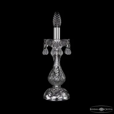 Настольная лампа Bohemia Ivele Crystal 1410 1410L/1-31 Ni V0300 Настольная лампа Bohemia Ivele Crystal 1410 1410L/1-31 Ni V0300