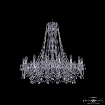 Подвесная люстра Bohemia Ivele Crystal 1411 1411/16/360/h-95 Ni Подвесная люстра Bohemia Ivele Crystal 1411 1411/16/360/h-95 Ni