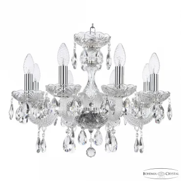 Подвесная люстра Bohemia Ivele Crystal 117 117/8/165 Ni