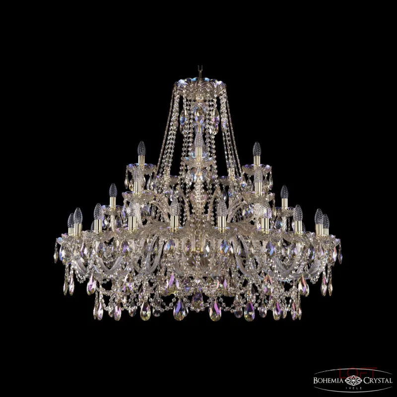 Подвесная люстра Bohemia Ivele Crystal 1411 1411/20+5+5/400 G M801 Подвесная люстра Bohemia Ivele Crystal 1411 1411/20+5+5/400 G M801