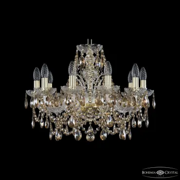 Подвесная люстра Bohemia Ivele Crystal 1411 1411/10/195 G R721