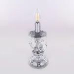 Настольная лампа Bohemia Ivele Crystal AL77 AL77200L/1-25 Ni от ImperiumLoft