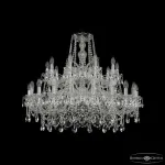 Подвесная люстра Bohemia Ivele Crystal 1411 1411/20+10/360/2d Ni