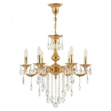 Подвесная люстра Bohemia Ivele Crystal AL77 AL77101/6/175 B G Подвесная люстра Bohemia Ivele Crystal AL77 AL77101/6/175 B G