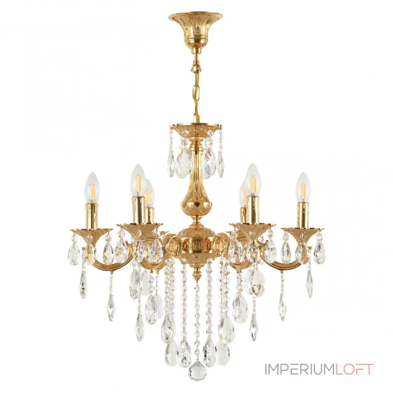 Подвесная люстра Bohemia Ivele Crystal AL77 AL77101/6/175 B G Подвесная люстра Bohemia Ivele Crystal AL77 AL77101/6/175 B G