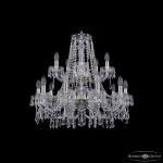 Подвесная люстра Bohemia Ivele Crystal 1403 1403/10+5/240/2d G