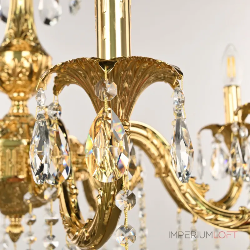 Подвесная люстра Bohemia Ivele Crystal AL7901 AL79101/8/250 A G Подвесная люстра Bohemia Ivele Crystal AL7901 AL79101/8/250 A G