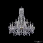 Подвесная люстра Bohemia Ivele Crystal 1403 1403/12+6/240/h-76 G