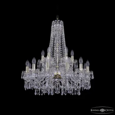 Подвесная люстра Bohemia Ivele Crystal 1403 1403/12+6/240/h-76 G Подвесная люстра Bohemia Ivele Crystal 1403 1403/12+6/240/h-76 G