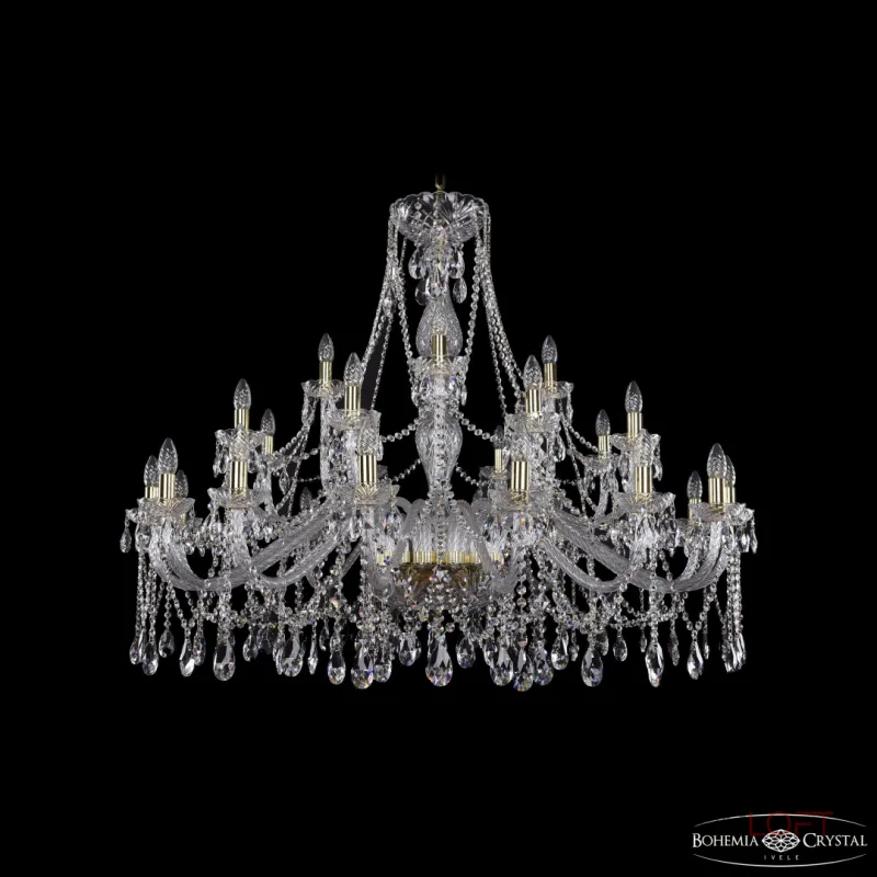 Подвесная люстра Bohemia Ivele Crystal 1413 1413/16+8+4/460 G