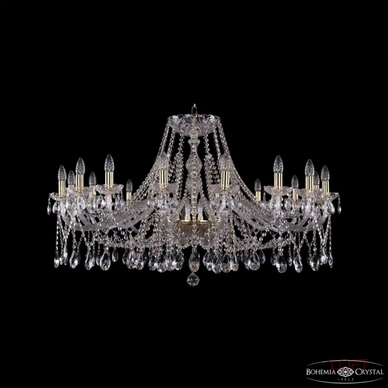 Подвесная люстра Bohemia Ivele Crystal 1413 1413/16/400 G