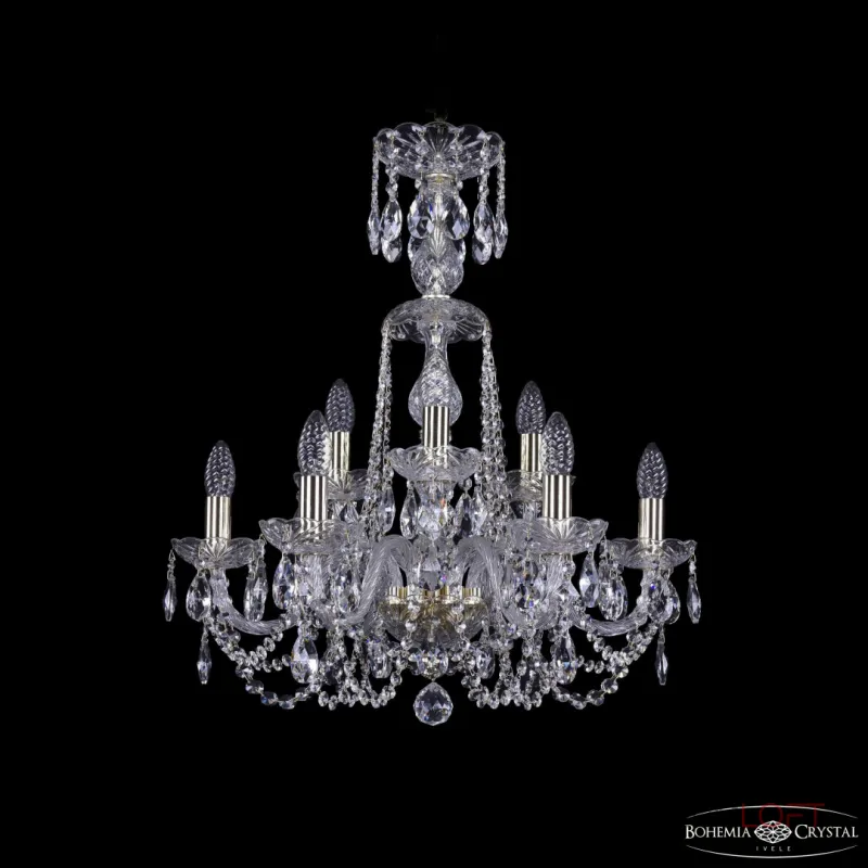 Подвесная люстра Bohemia Ivele Crystal 1402 1402/6+3/195/XL-64 G Подвесная люстра Bohemia Ivele Crystal 1402 1402/6+3/195/XL-64 G