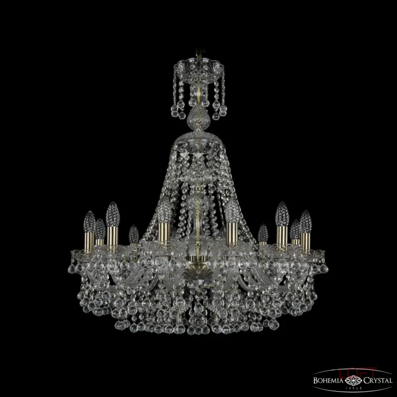 Подвесная люстра Bohemia Ivele Crystal 1409 1409/12/240/XL-75 Pa Подвесная люстра Bohemia Ivele Crystal 1409 1409/12/240/XL-75 Pa