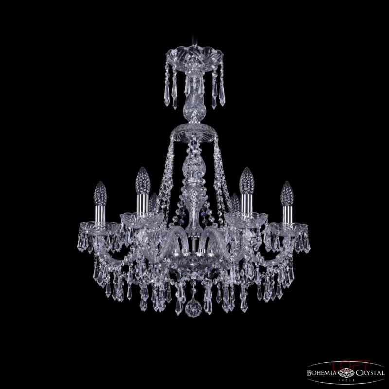 Подвесная люстра Bohemia Ivele Crystal 1403 1403/6/195/XL-65 Ni
