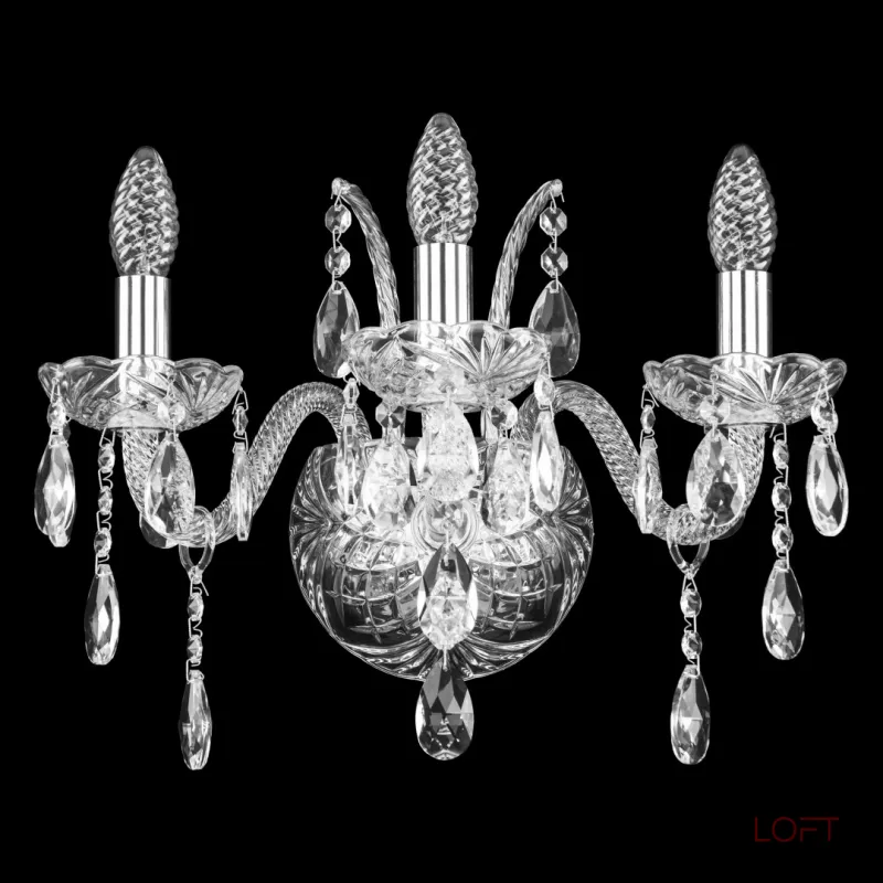 Бра Bohemia Ivele Crystal 105 105B/3/141 Ni