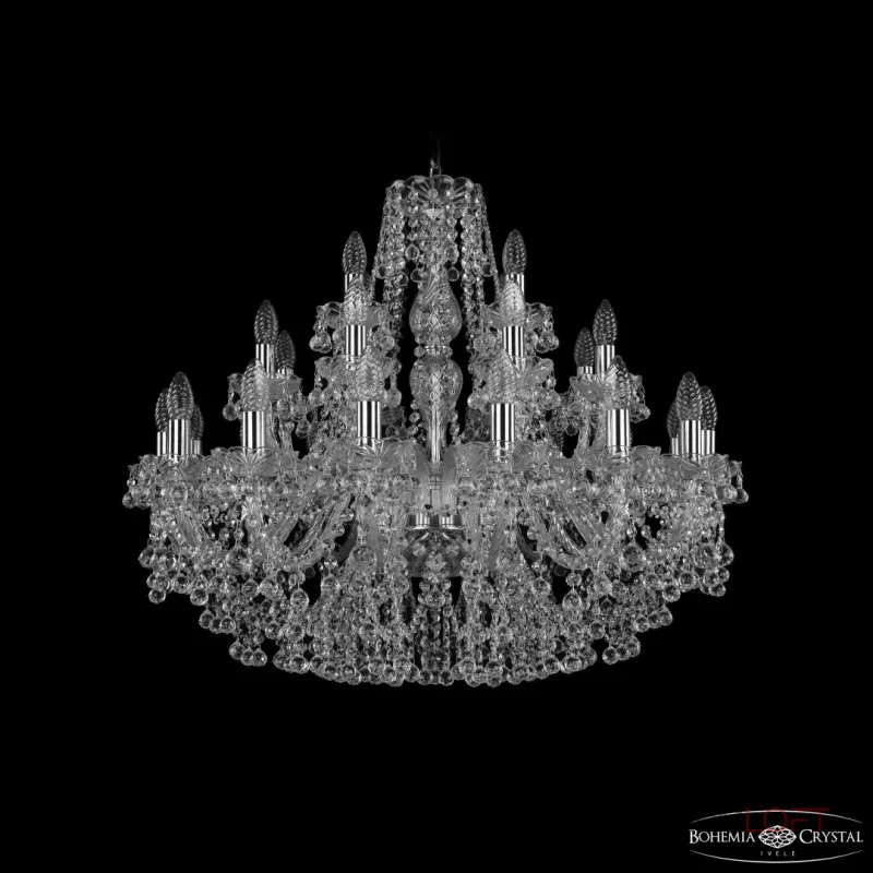 Подвесная люстра Bohemia Ivele Crystal 1409 1409/16+8+4/300 Ni