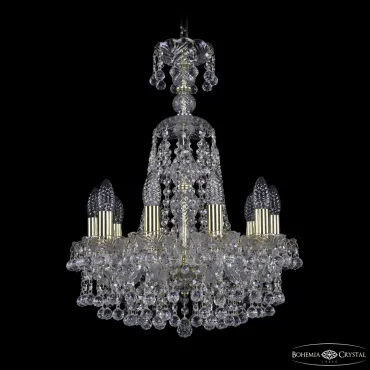 Подвесная люстра Bohemia Ivele Crystal 1409 1409/10/141/XL-59 G Подвесная люстра Bohemia Ivele Crystal 1409 1409/10/141/XL-59 G