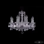 Подвесная люстра Bohemia Ivele Crystal 1402 1402/8/160 Ni Leafs