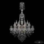 Подвесная люстра Bohemia Ivele Crystal 1415 1415/16+8+4/400/XL-185/2d G