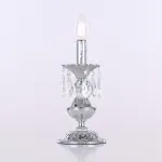 Настольная лампа Bohemia Ivele Crystal AL77 AL77200L/1-25 Ni от ImperiumLoft