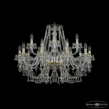 Подвесная люстра Bohemia Ivele Crystal 1409 1409/10+5/300 G