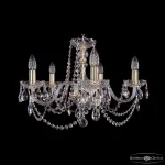 Подвесная люстра Bohemia Ivele Crystal 1402 1402/5/195 G